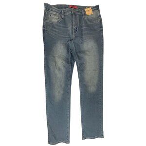 MBX Men's Denim Blue Jeans Size 32x32 Slim Fit Stretch